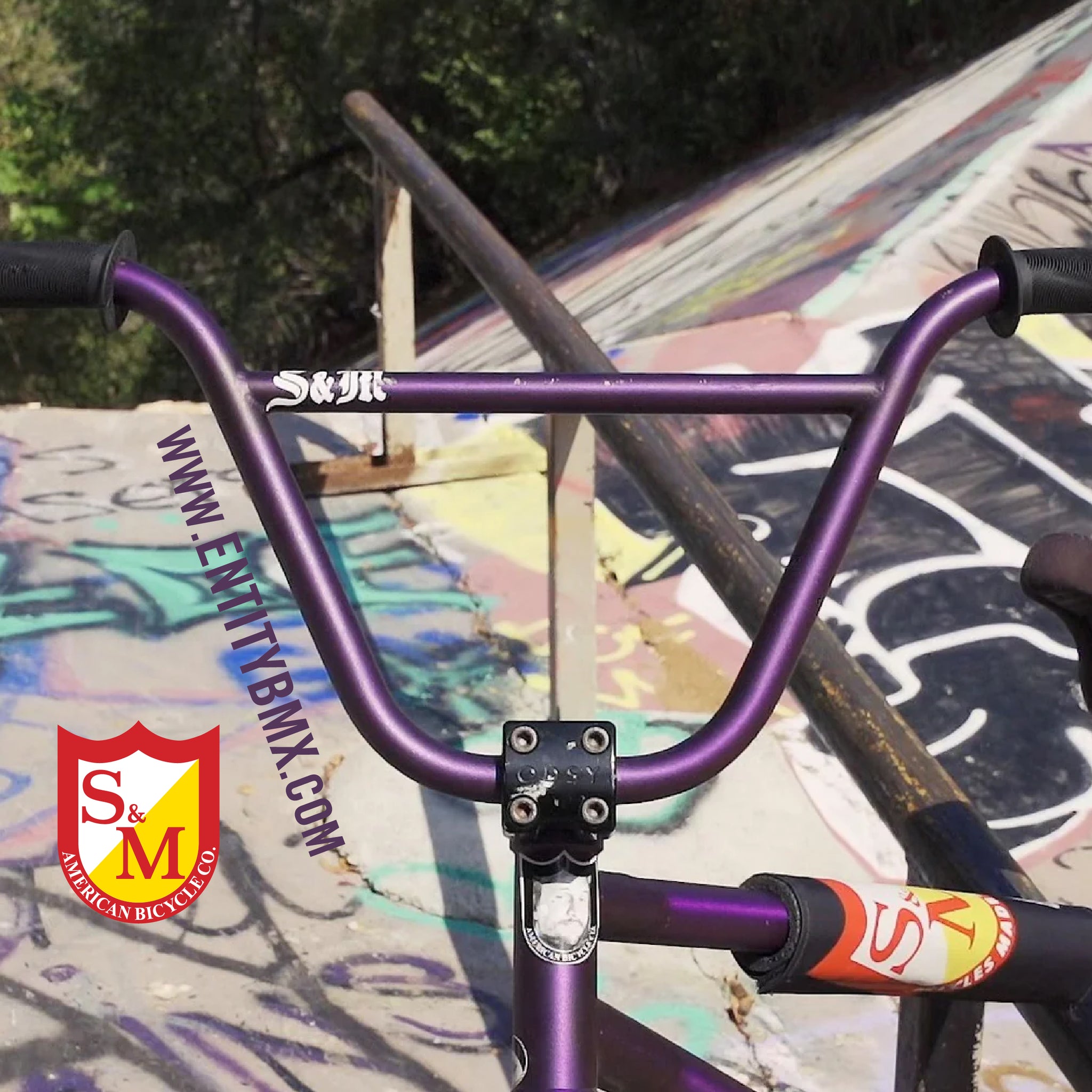 S&M Bikes REA Bars - PRE ORDER - Purple Rain, Black, Clear