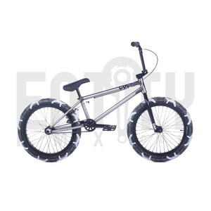 CULT 2024 Access Complete BMX Bike / Raw with Grey Camo Tyres