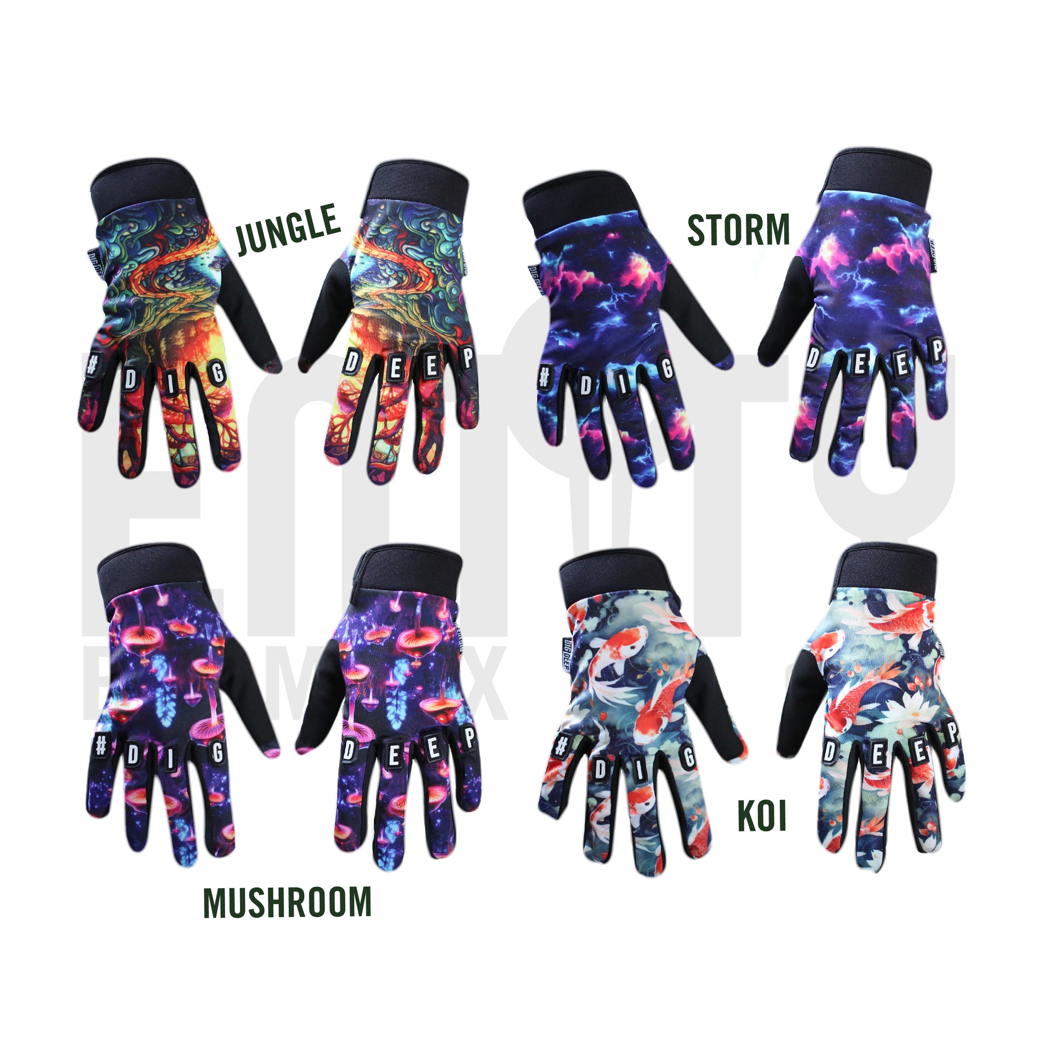 Dig Deep BMX Gloves