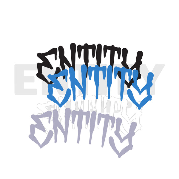 Entity BMX Shop (HubCat Text) Vinyl Cut Sticker / CLICK FOR COLOURS