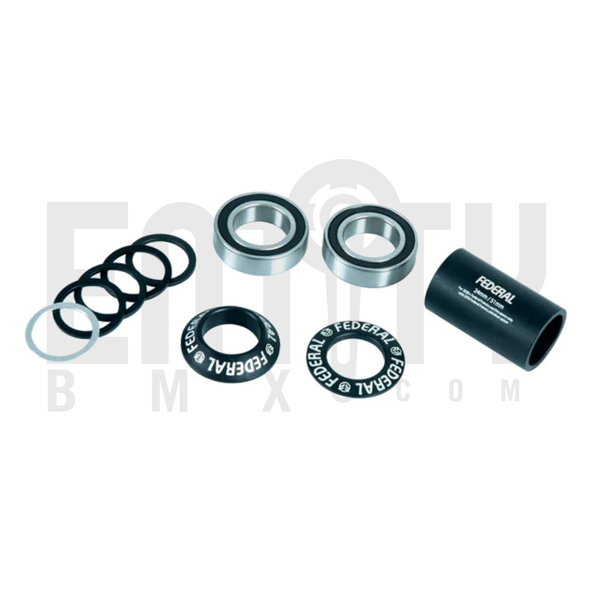Federal Bikes BMX Mid BB Bottom Bracket Set / Black