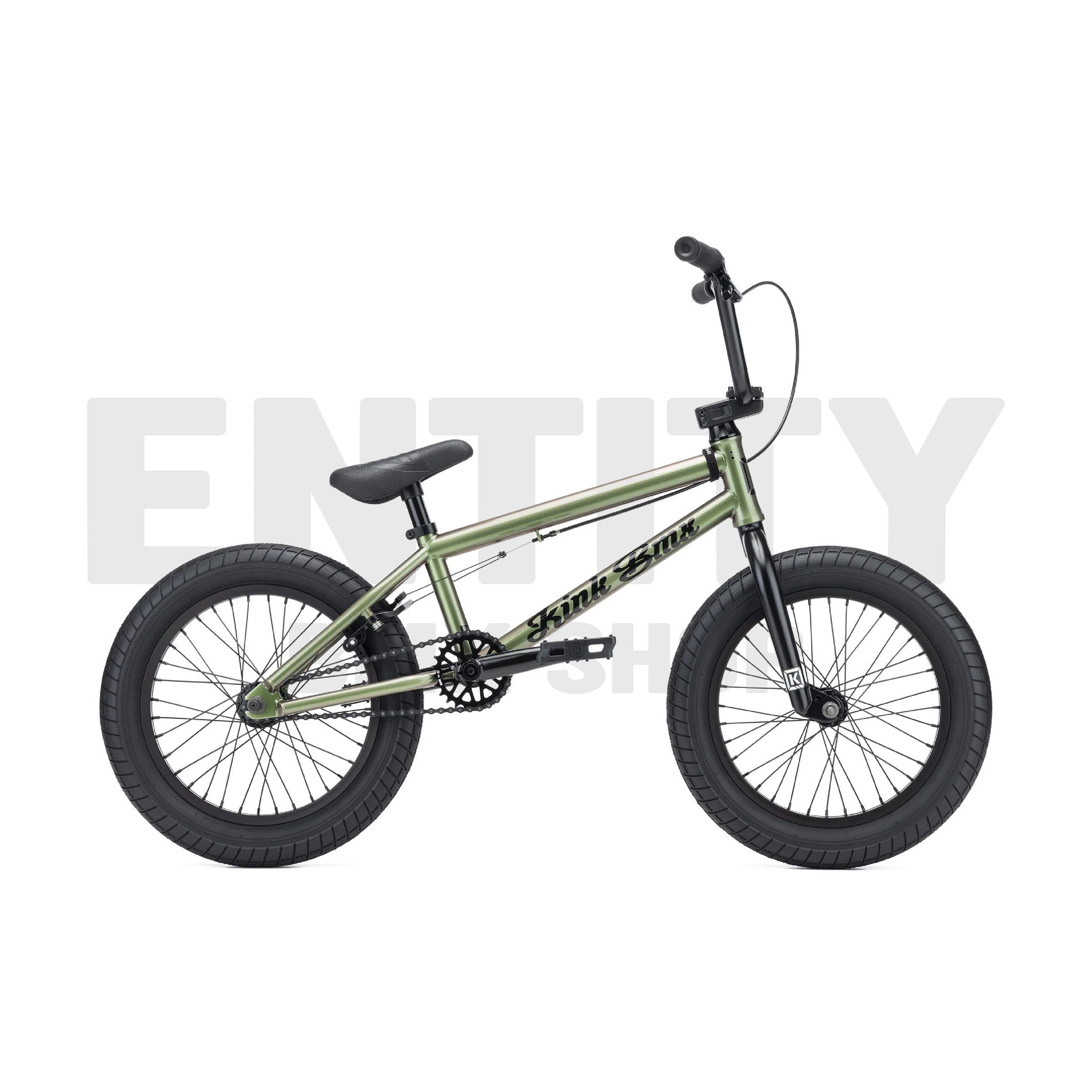 KINK BMX 2026 Carve Complete 16 Inch BMX Bike / Patina Green