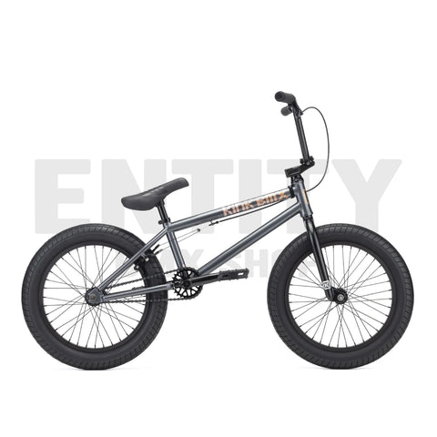 KINK BMX 2026 Kicker Complete 18 Inch BMX Bike / Gunmetal Grey