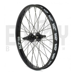 Rant BMX Party On V2 Rear Cassette Wheel / RHD / Black