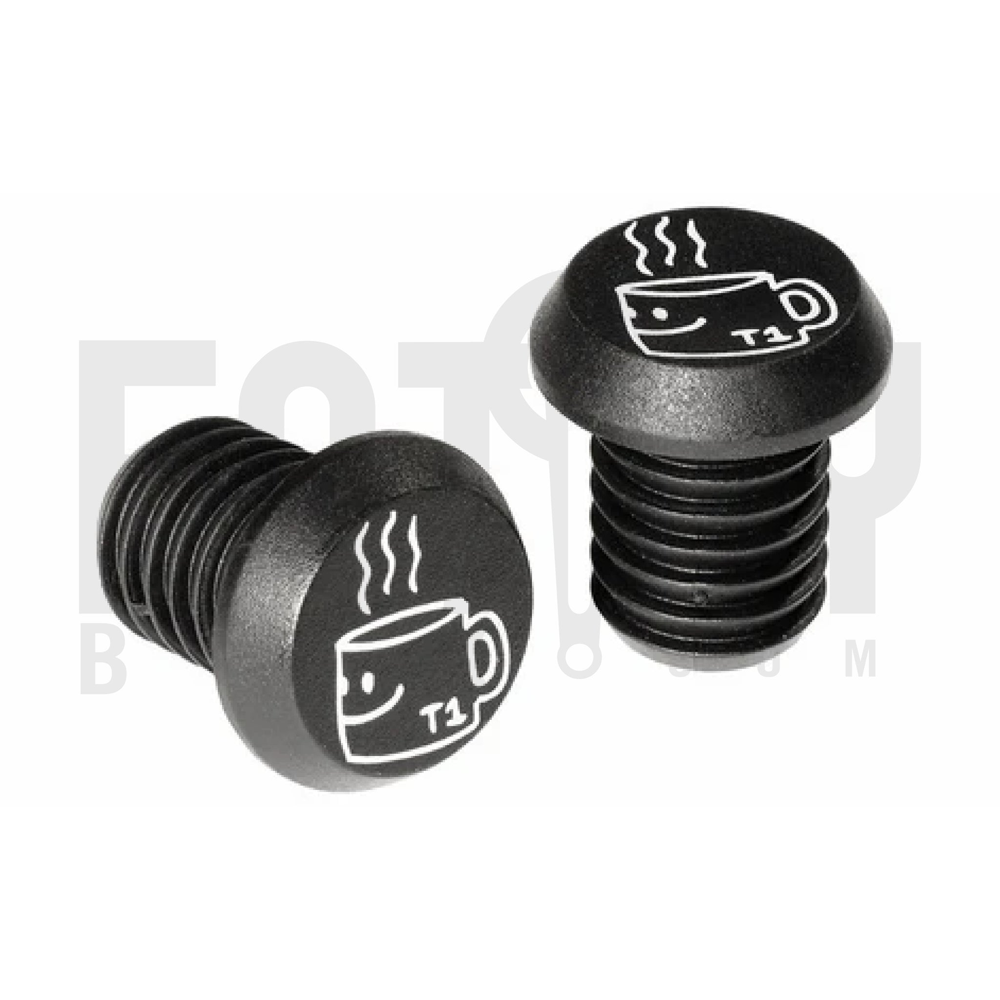 Terrible One T1 Coffee Cup Bar Ends / Black