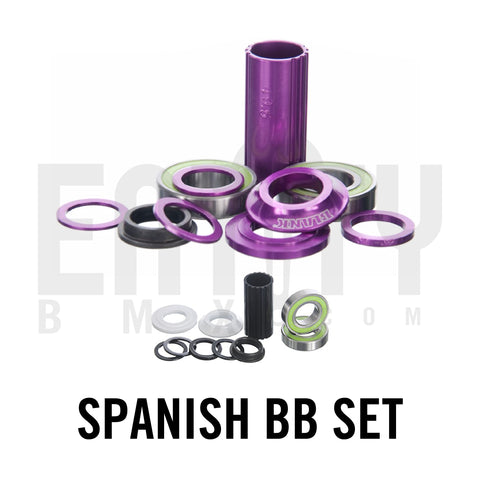 Blank BMX SPANISH BB Bottom Bracket Set / CLICK FOR COLOURS