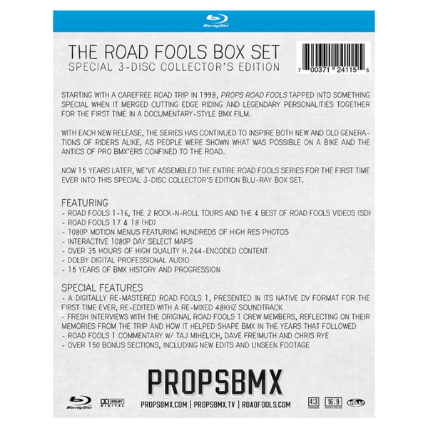 Road Fools Collectors Edition Blu-ray Box Set