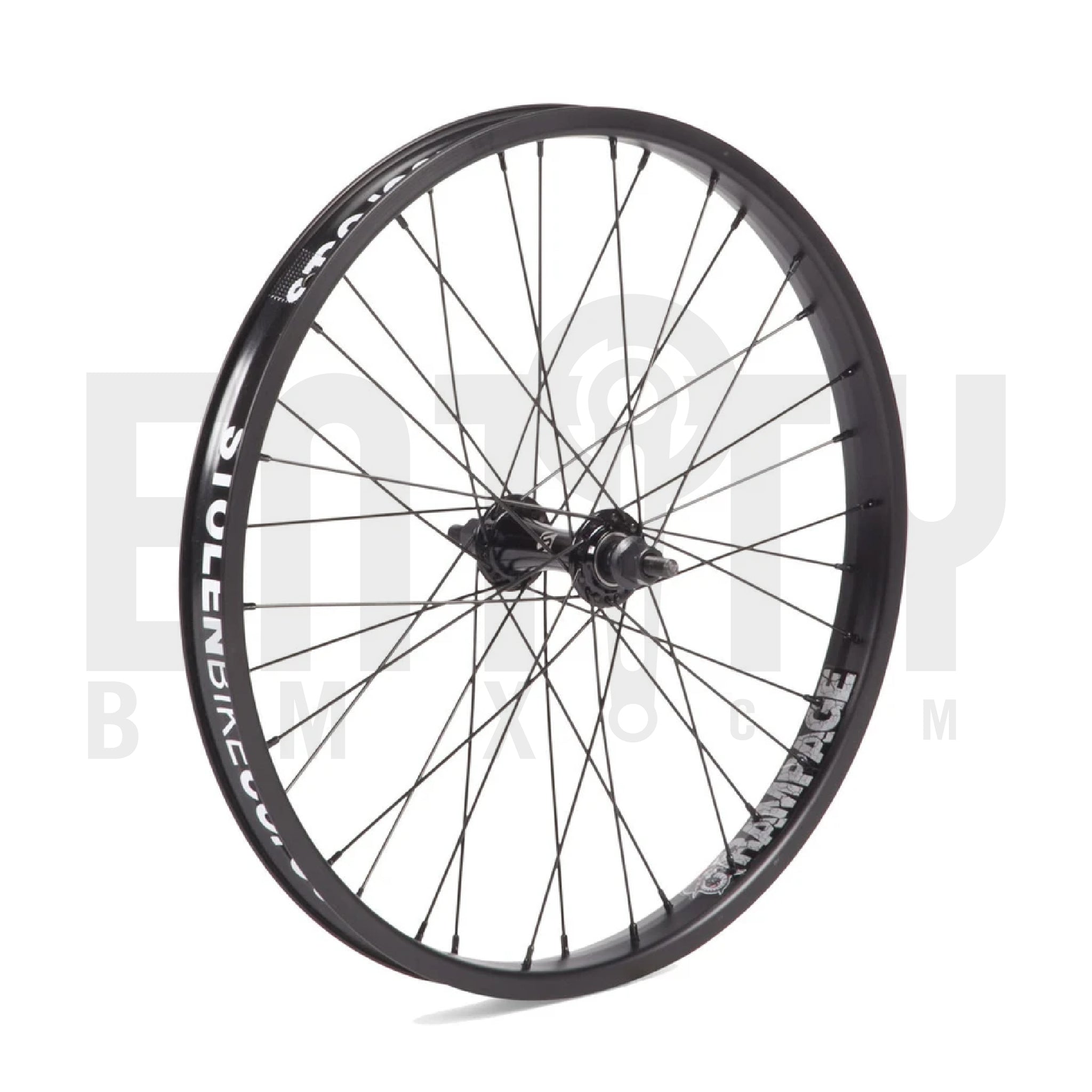 Stolen Brand BMX Rampage Front Wheel / Black