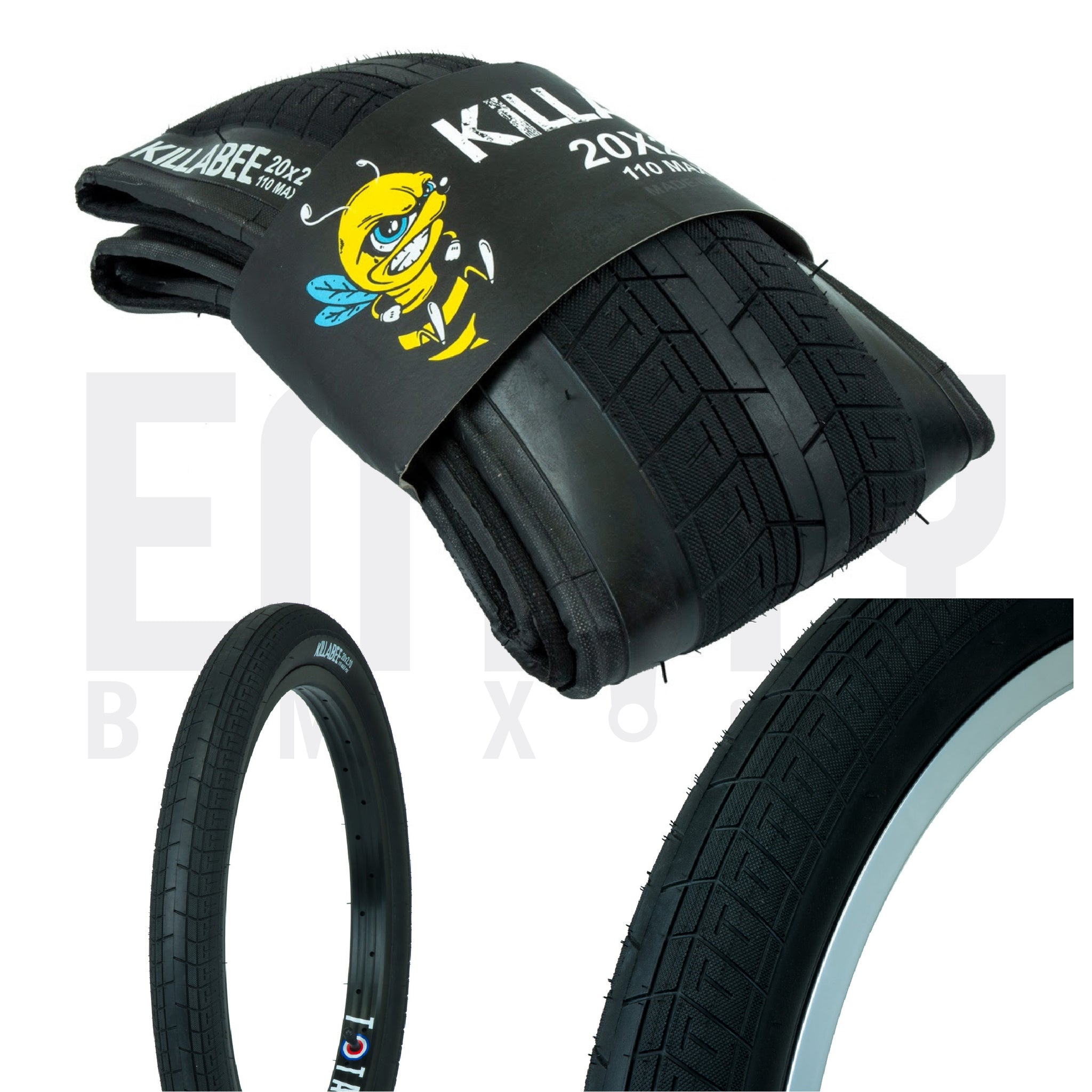 Total BMX Killabee Folding Tyre / Black