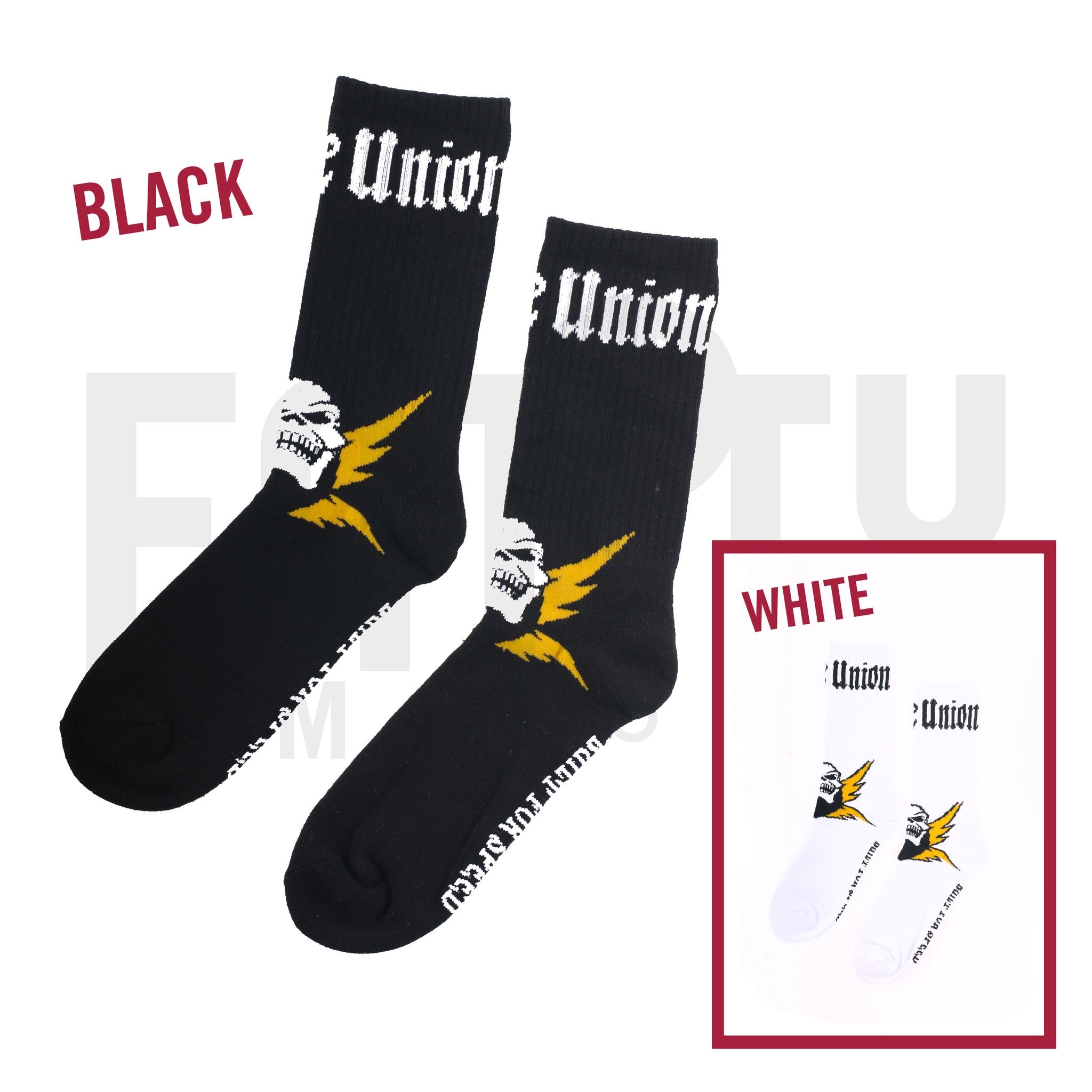 Bicycle Union Speed Socks / Black or White
